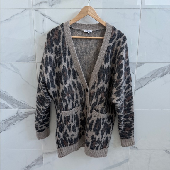 Rails Sweaters - Rails Oslo wool sweater in spotted hazel - size XS (oversized fit)